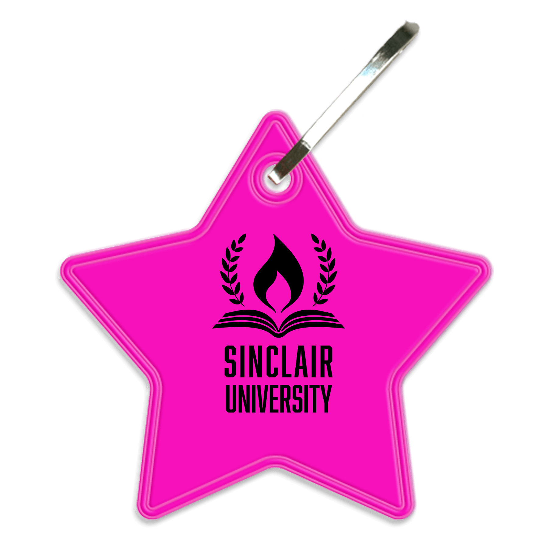 Fluorescent Pink Imprinted